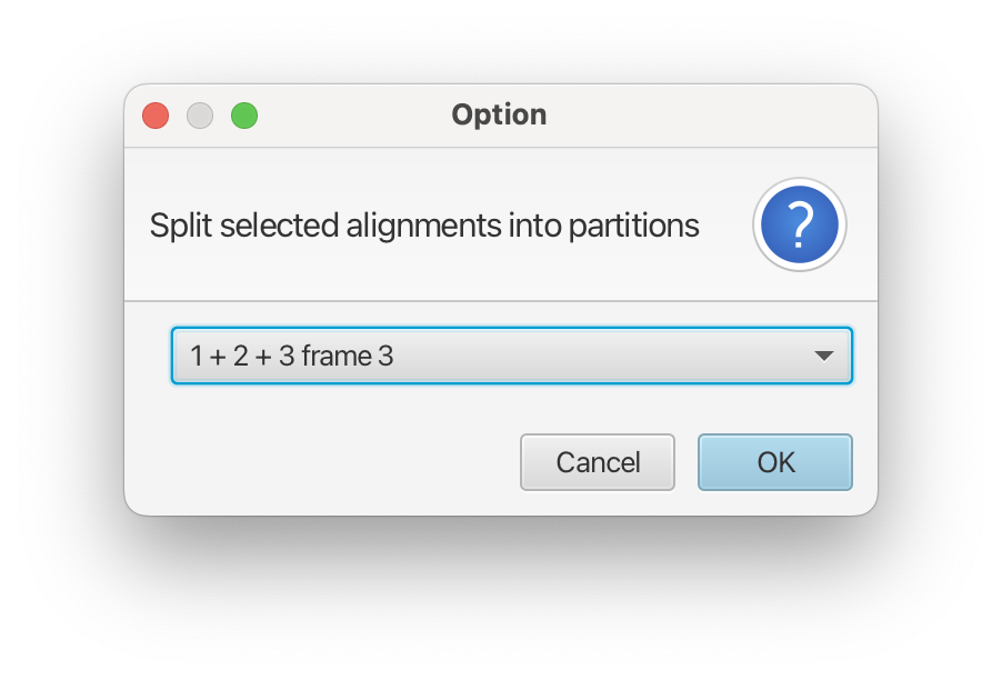split alignment