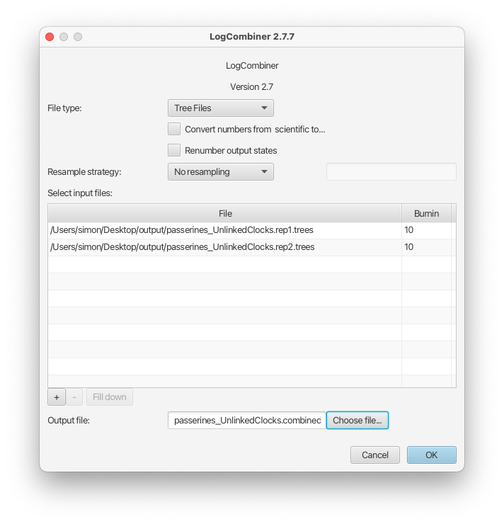Logcombiner